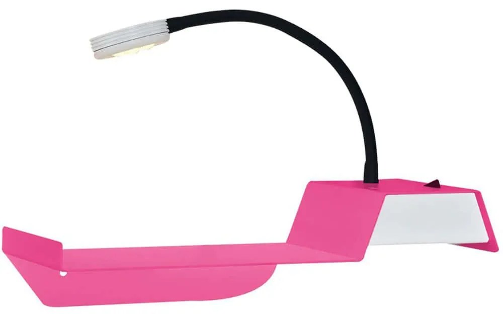 Φωτιστικό Τοίχου - Απλίκα 414LRC1182 20x38x13cm Led 300lm 3W 3000K Pink Opviq
