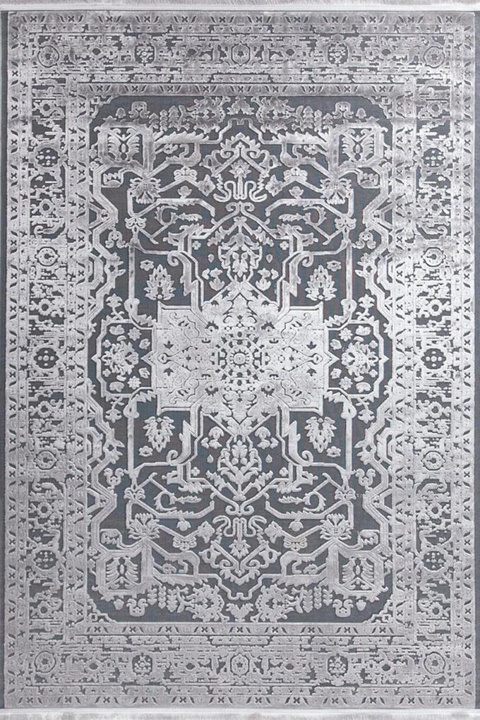 Χαλί Lotus Summer 2927 Black-Grey Royal Carpet 140X200cm