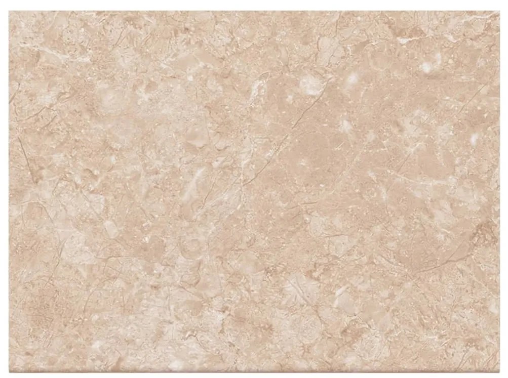 vidaXL Πάγκος Κουζίνας Μπεζ με Υφή Μαρμάρου 80x60x2,8 εκ Μοριοσανίδα