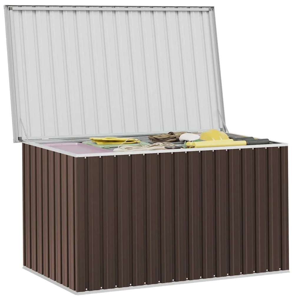 vidaXL Μπαούλο Αποθήκευσης Κήπου Καφέ 171 x 99 x 93 εκ.