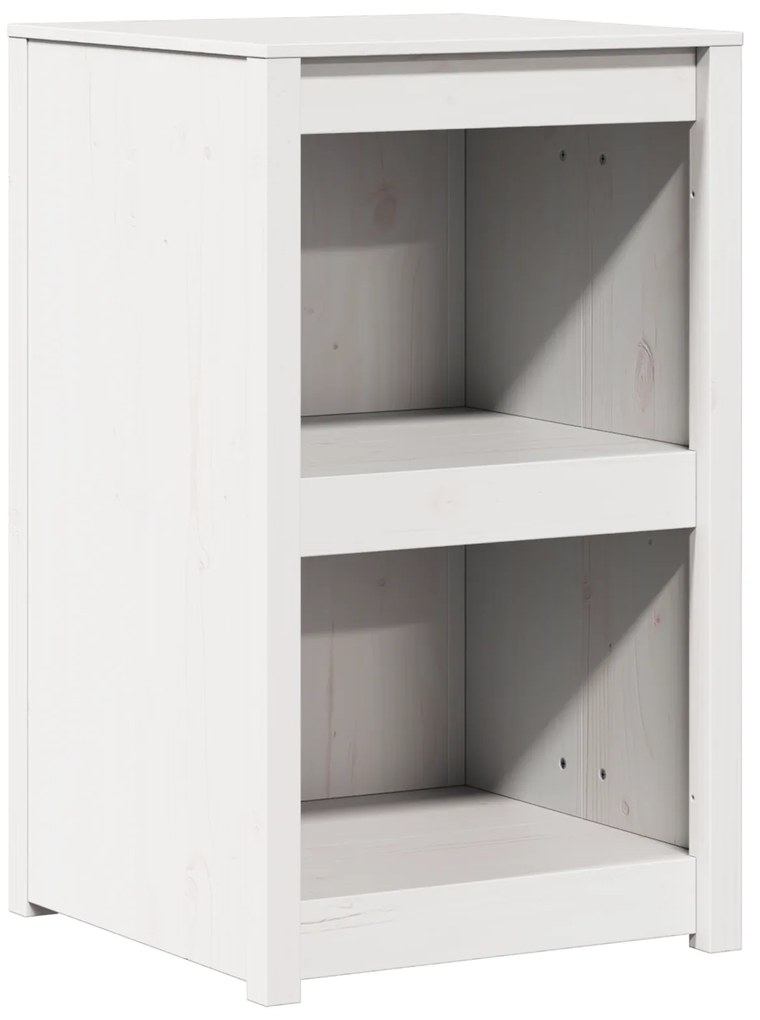 vidaXL Ντουλάπι εξωτερικής κουζίνας Λευκό 55x55x92 εκ. Μασίφ ξύλο πεύκου