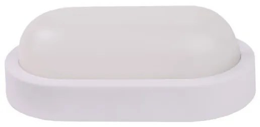 ΦΩΤΙΣΤΙΚΟ ΤΟΙΧΟΥ ΟΒΑΛ LED 8W 160X90X51 3000K IP54 ΛΕΥΚΟ PLUS ARTE ILLUMINA Eurolamp 145-20011