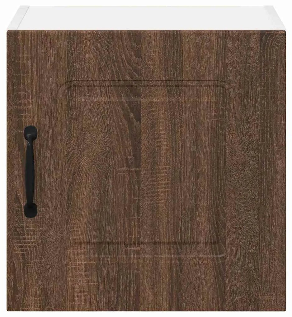 vidaXL Κρεμαστό ντουλάπι κουζίνας με ράφι Καφέ δρυς 40 x 31 x 40 εκ.