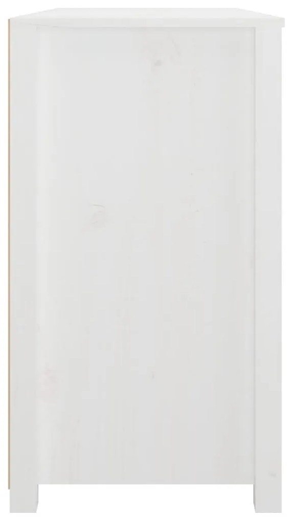 vidaXL Βοηθητικό Ντουλάπι Λευκό 100x40x72 εκ. από Μασίφ Ξύλο Πεύκου