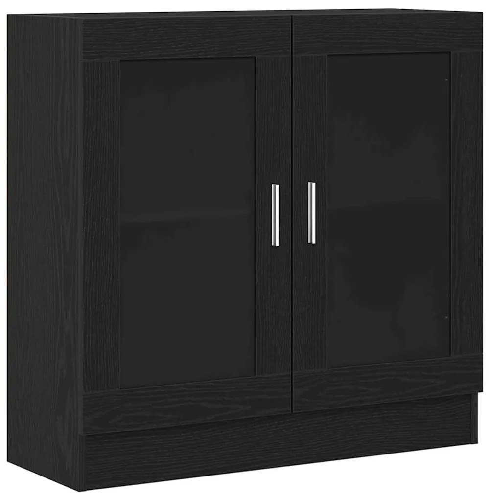 vidaXL Βιβλιοθήκη Μαύρη δρυς 82.5 x 30.5 x 80 cm Επεξεργασμένο ξύλο