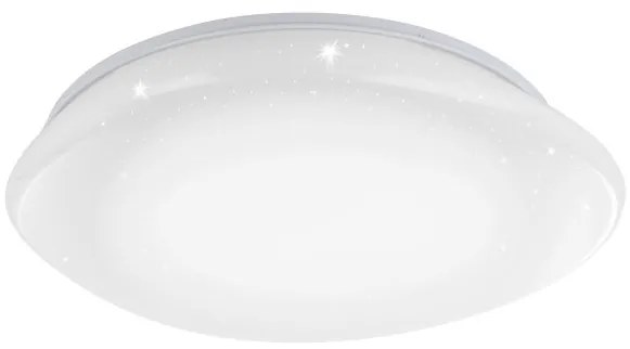 Έξυπνο Φωτιστικό Οροφής Πλαφονιέρα 3xLED 11W Λευκό RGB TW 3CCT Dimmable Εφέ Sileras-Z 900129 Eglo-900129-Λευκό 900129