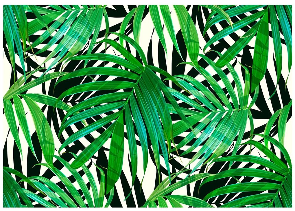 Φωτοταπετσαρία - Tropical Leaves 100x70