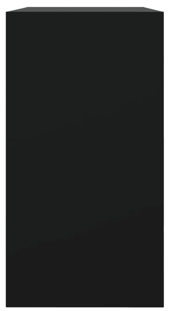 vidaXL Παπουτσοθήκη Μαύρη 80x34x63 εκ. από Επεξεργασμένο Ξύλο