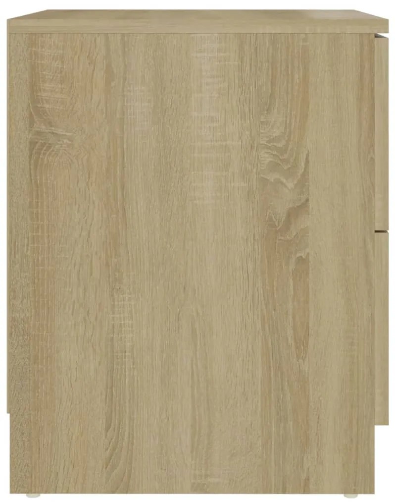 vidaXL Κομοδίνο Χρώμα Sonoma Δρυς 40 x 40 x 50 εκ. από Μοριοσανίδα