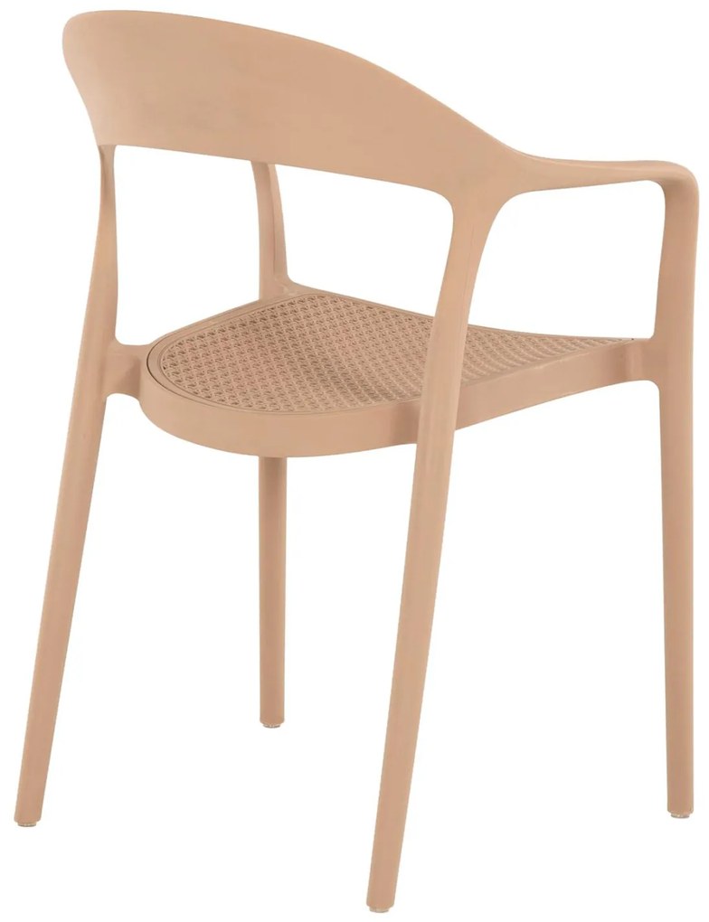 Καρέκλα - Πολυθρόνα CLEO C5935.03 Καπουτσίνο Πολυπροπυλενίου 57x53x81Υ εκ. 57x53x81 εκ.