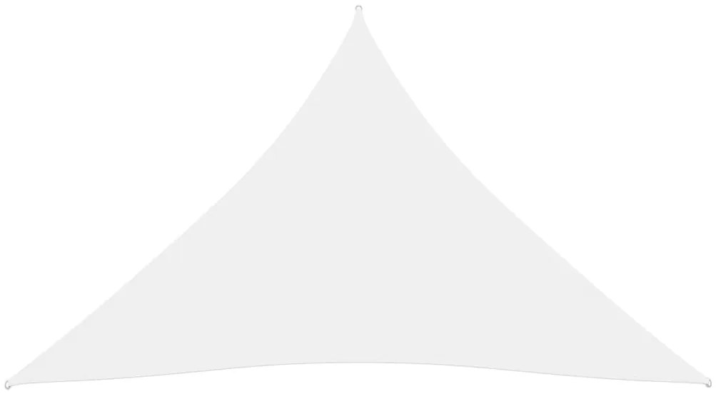 vidaXL Πανί Σκίασης Τρίγωνο Λευκό 3 x 4 x 4 μ. από Ύφασμα Oxford