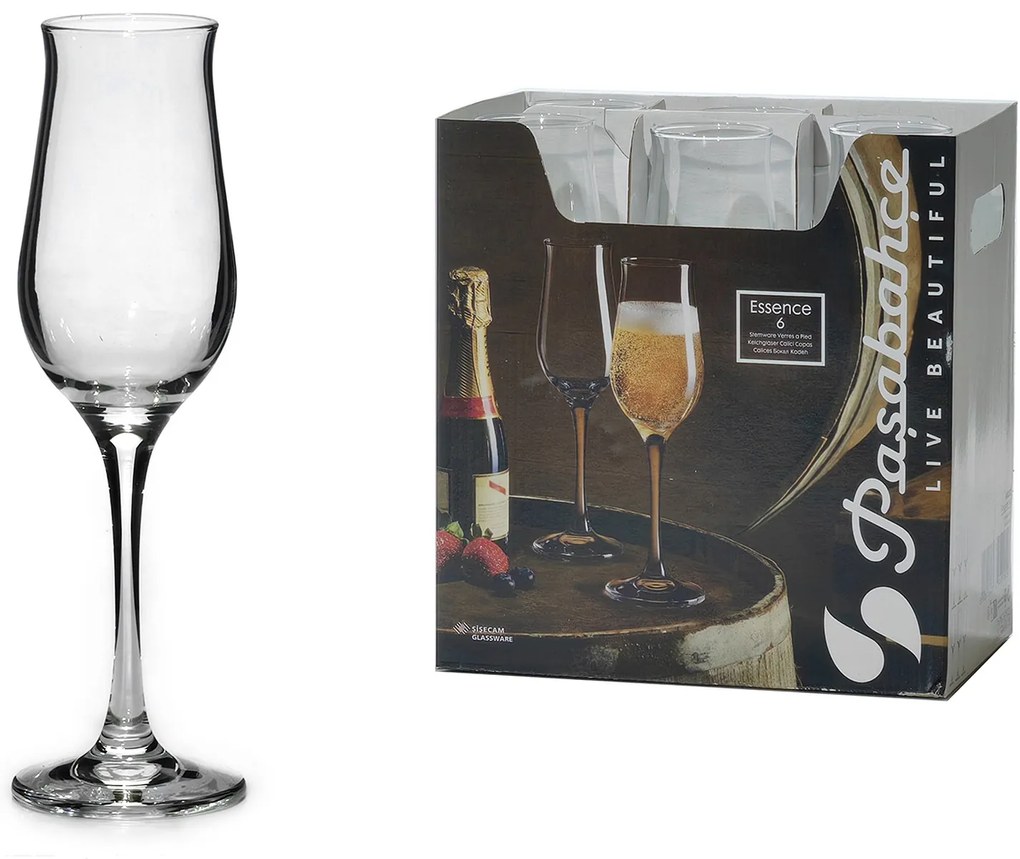 Ποτήρι Σαμπάνιας Essence Διάφανο Γυαλί 19cl 1Τμχ