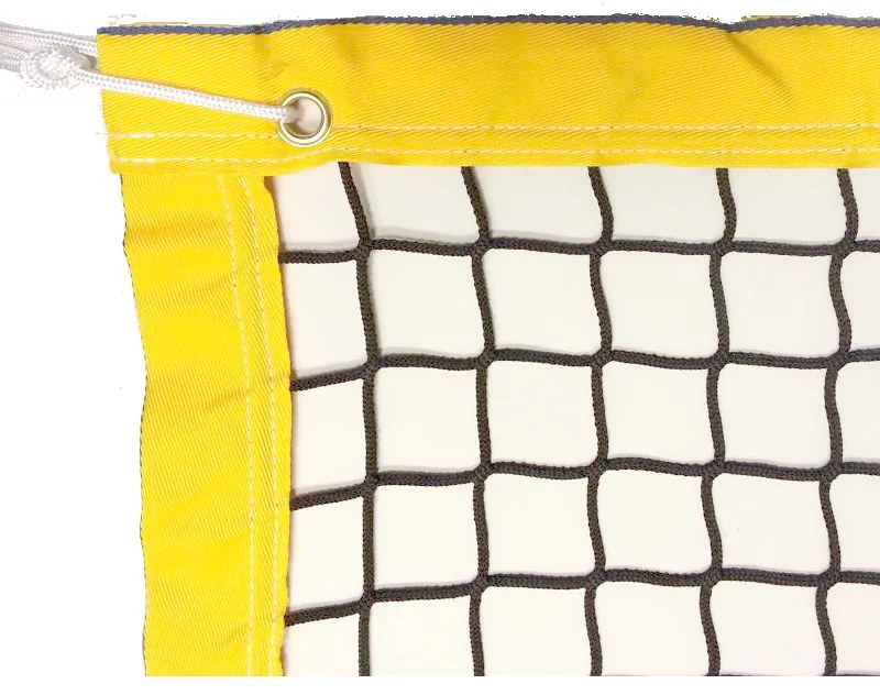 Δίχτυ Beach Tennis Minerva 2.0mm Συρματόσχοινο Κίτρινο BT3 Plus