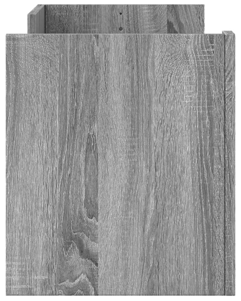 vidaXL Έπιπλο Τηλεόρασης Γκρι Sonoma 100x35x40 εκ. από Επεξεργ. Ξύλο