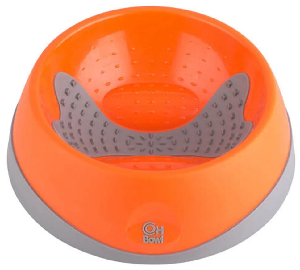 Ταΐστρα σκύλων Lickimat Oh Bowl Πορτοκαλί