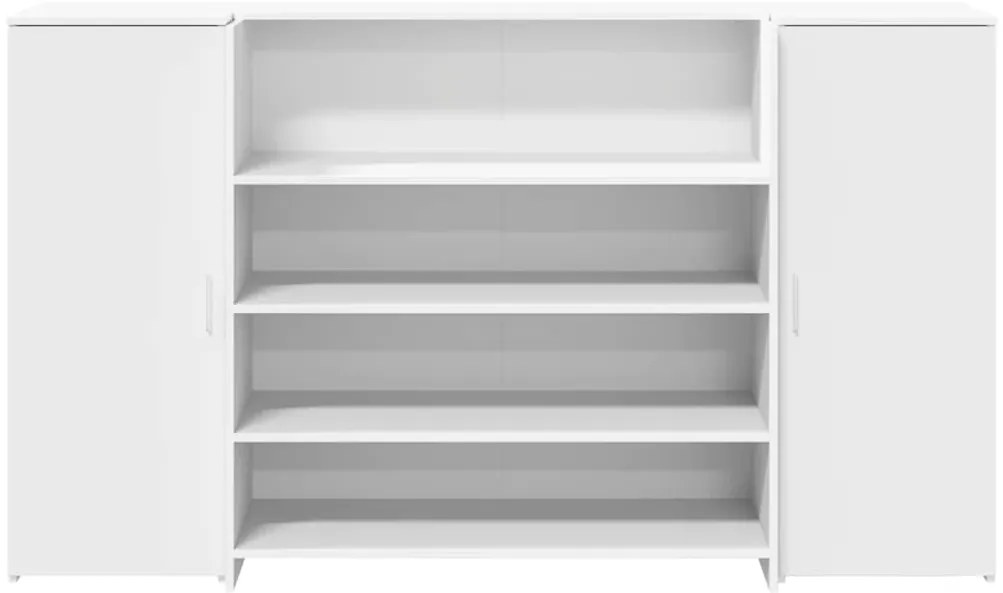 vidaXL Γραφείο υποδοχής Λευκό 180x50x103,5 cm Κατασκευασμένο ξύλο