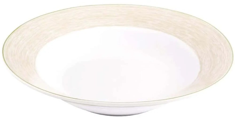 Πιάτο Βαθύ Elegancy NW24010012 Φ23cm White-Beige Max Home Πορσελάνη