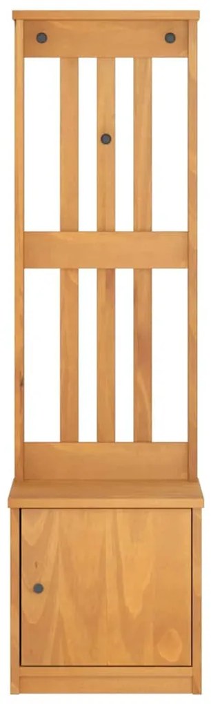 vidaXL Δέντρο χωλ "SANDNES" 45x40x159,5 εκ.Πεύκο μασίφ ξύλο
