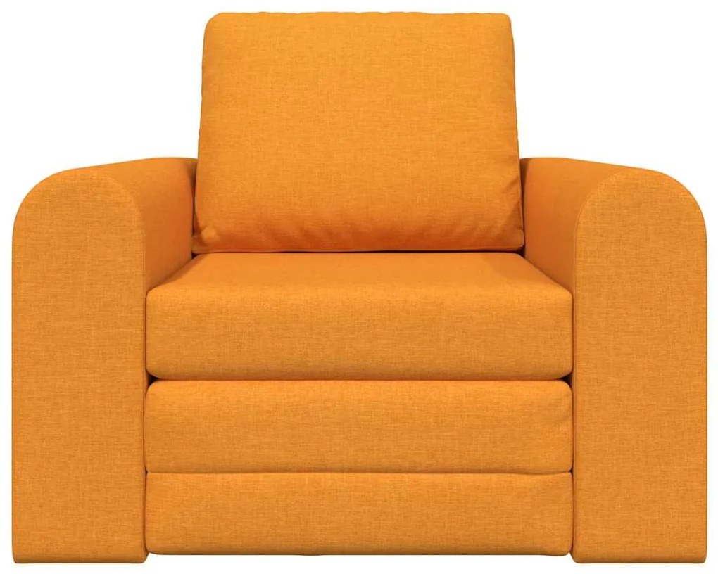 vidaXL Κρεβάτι καναπές Σκούρο κίτρινο 98 x 71 x 83 εκ. ύφασμα