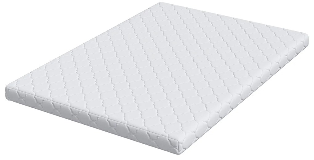 vidaXL Στρώματα Λευκό 200 x 140 cm 100% ύφασμα πολυεστέρα