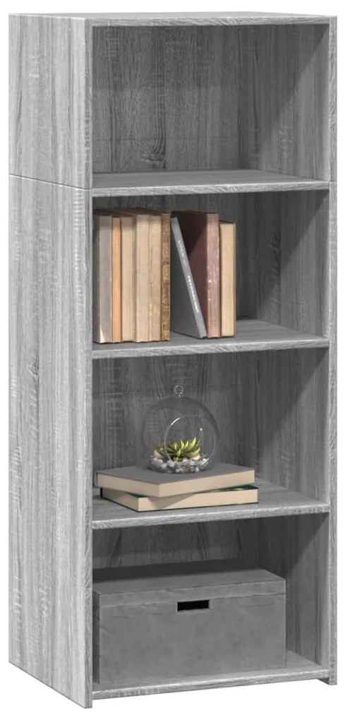 vidaXL Ντουλάπι Γκρι Sonoma 50x41x124 εκ. από Επεξεργασμένο Ξύλο