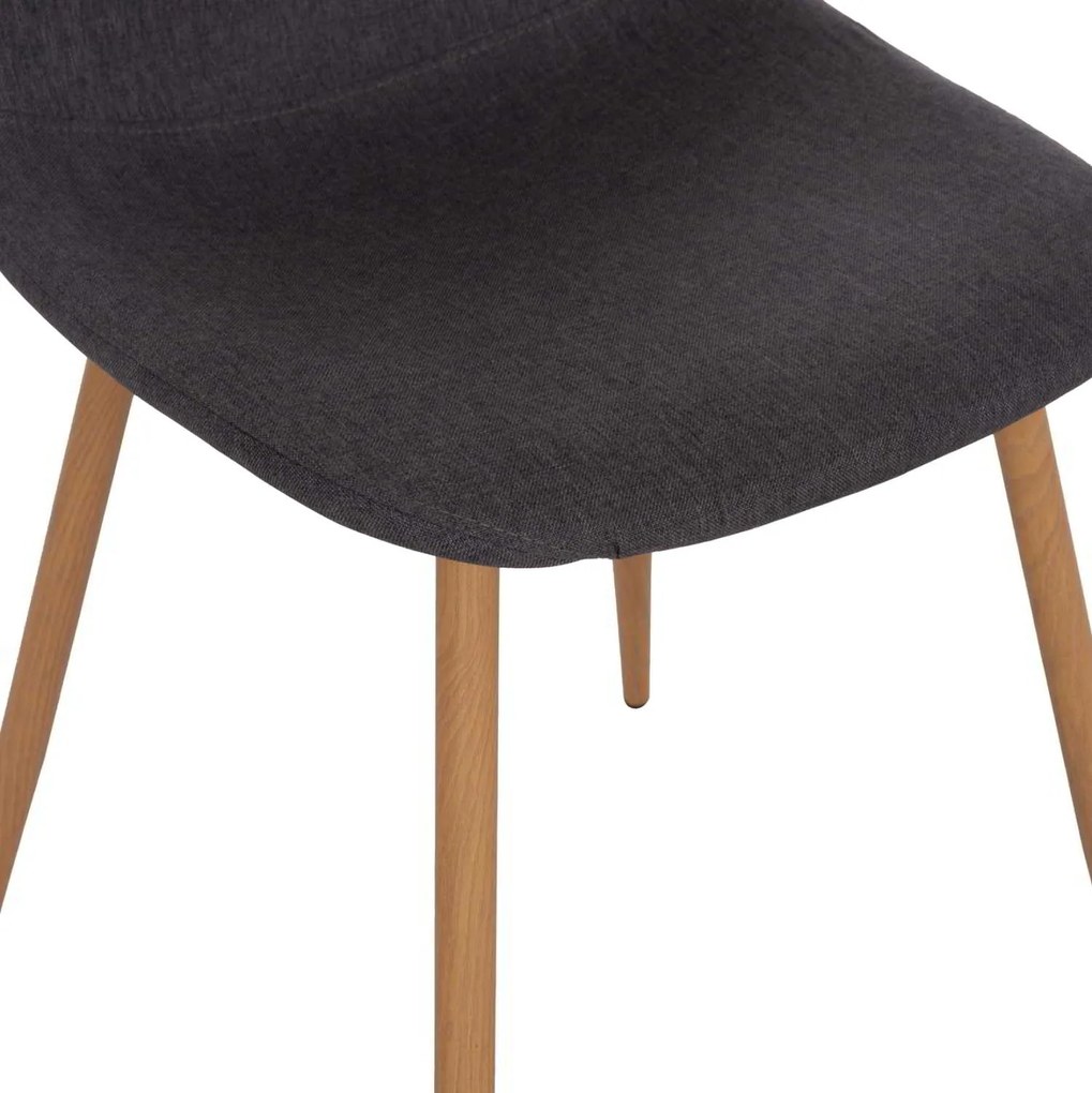 ΣΕΤ ΤΡΑΠΕΖΑΡΙΑΣ 5ΤΜΧ MINARDO HM21179 MDF TOP ΣΕ ΜΑΥΡΟ--ΣΚΟΥΡΟ ΓΚΡΙ ΥΦΑΣΜΑ