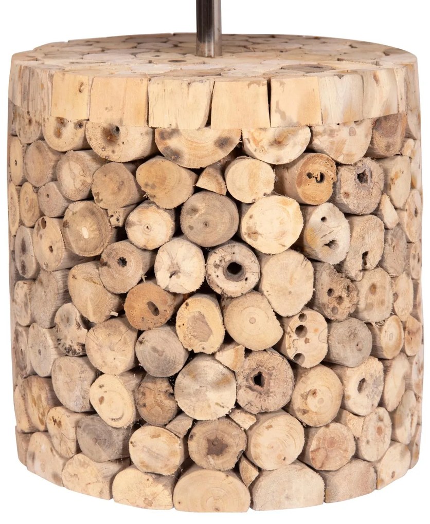 Επιτραπέζιο Φωτιστικό Κυλινδρικό TWIGGY C4427 Driftwood Φυσικό - Μπέζ Φ24,5x45Υ εκ. 24.5x24.5x45 εκ.