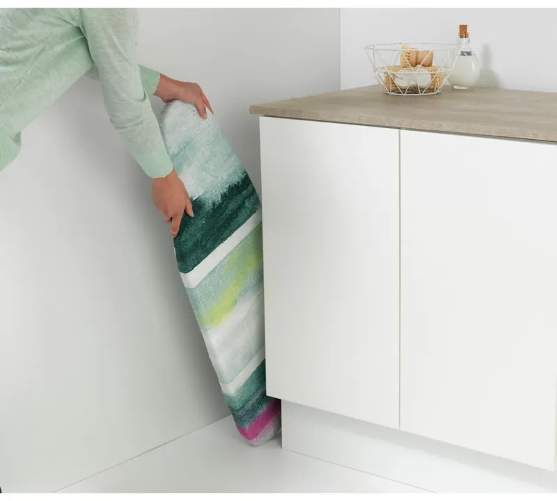 Τραπέζι σιδερώματος Brabantia S 1000819, 95x30 cm, Compact, γάντζος για κρέμασμα, Πολύχρωμο