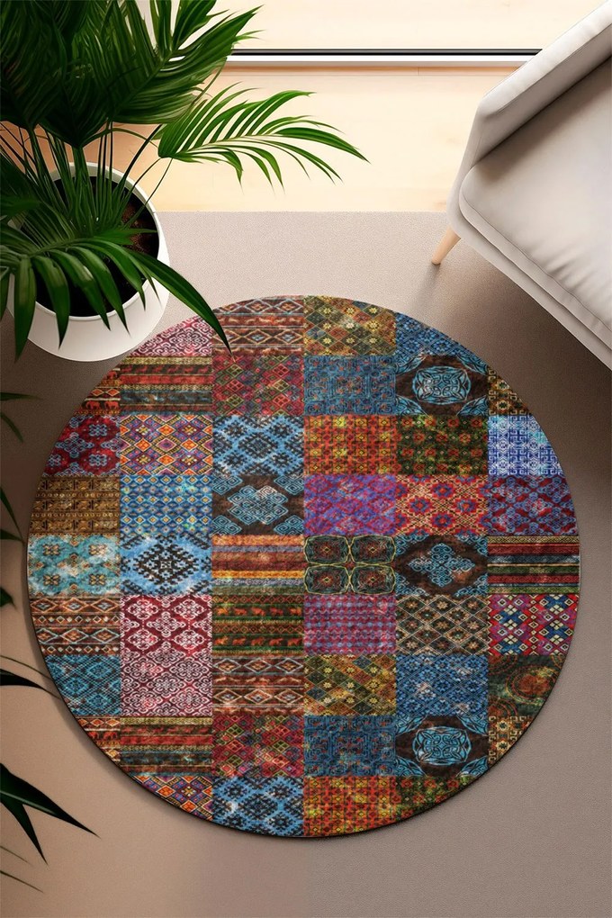 Χαλί CT-1190 Y 432WLM1272 Multi Conceptum Hypnose 100X100cm Round