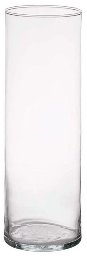 Βάζο 029.82178 Φ10x30cm Clear Glass