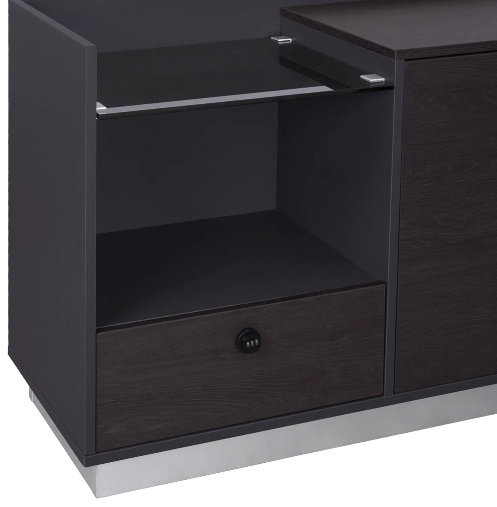 ΓΡΑΦΕΙΟ ΕΠΑΓΓΕΛΜΑΤΙΚΟ ΑΡΙΣΤΕΡΗ ΓΩΝΙΑ ROSEWOOD HM2112L 200X170X76Υ εκ. (1 Τεμμάχια)