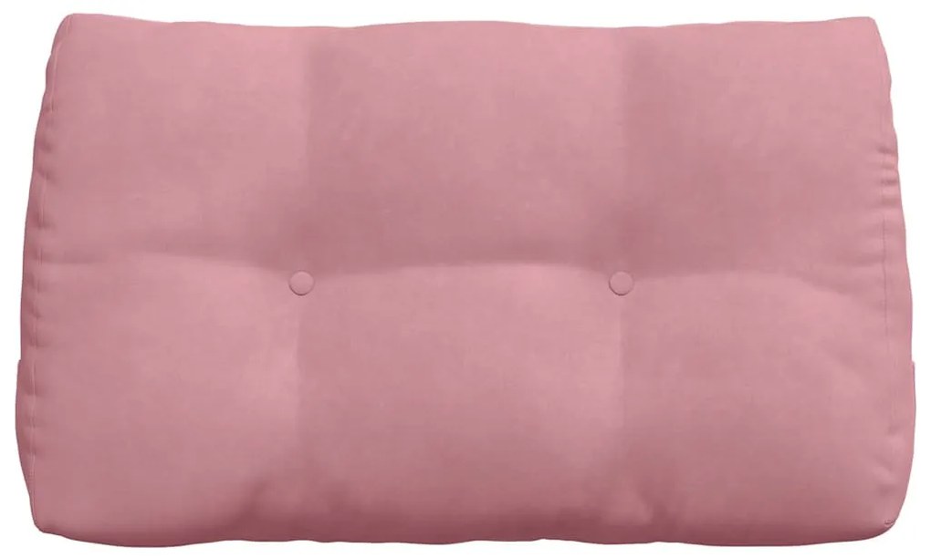 vidaXL Μαξιλάρι Πλάτης Ροζ 80 x 24 x 50 εκ Βελούδο