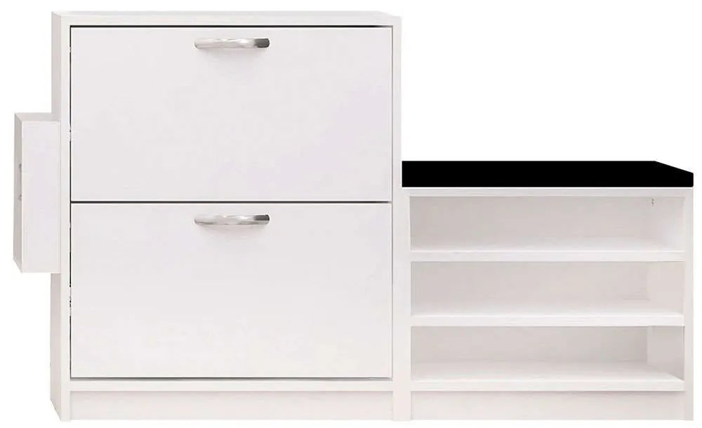 Παπουτσοθήκη Trend 746JUG3986 130x31x80cm White Particle Board, Melamine