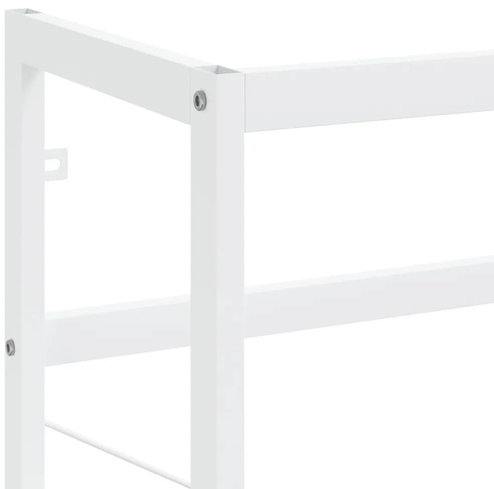 vidaXL Έπιπλο Μπάνιου Λευκό 59 x 38 x 83 εκ. Σιδερένιο