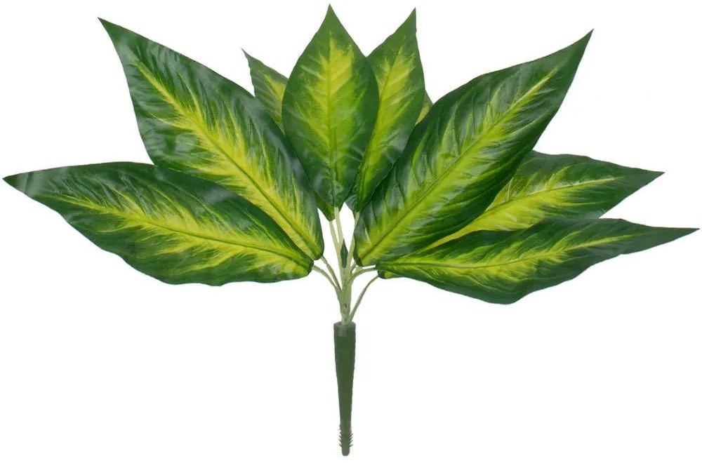 Τεχνητό Κλαδί-Φυτό Peace Lily 78277 33cm Green-Yellow GloboStar Plastic, Fabric
