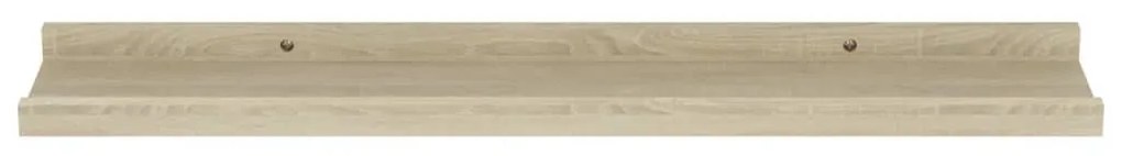 vidaXL Ράφια Τοίχου 2 τεμ. Sonoma Δρυς 60x9x3 εκ.