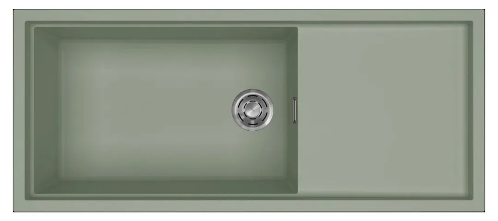Νεροχύτης κουζίνας SINTESI 510 Sage Green 82 ELLECI 116x50cm - LKS51082