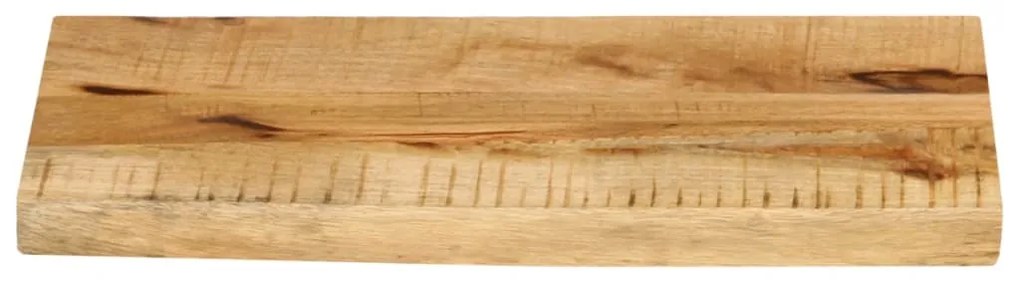 vidaXL Επιφάνεια Τραπεζιού 60x30x2,5 εκ. Live Edge Μασίφ Ξύλο Μάνγκο