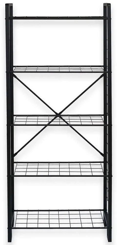 Ραφιέρα Δαπέδου Kane 835PUQ6298 60x30x156cm Black