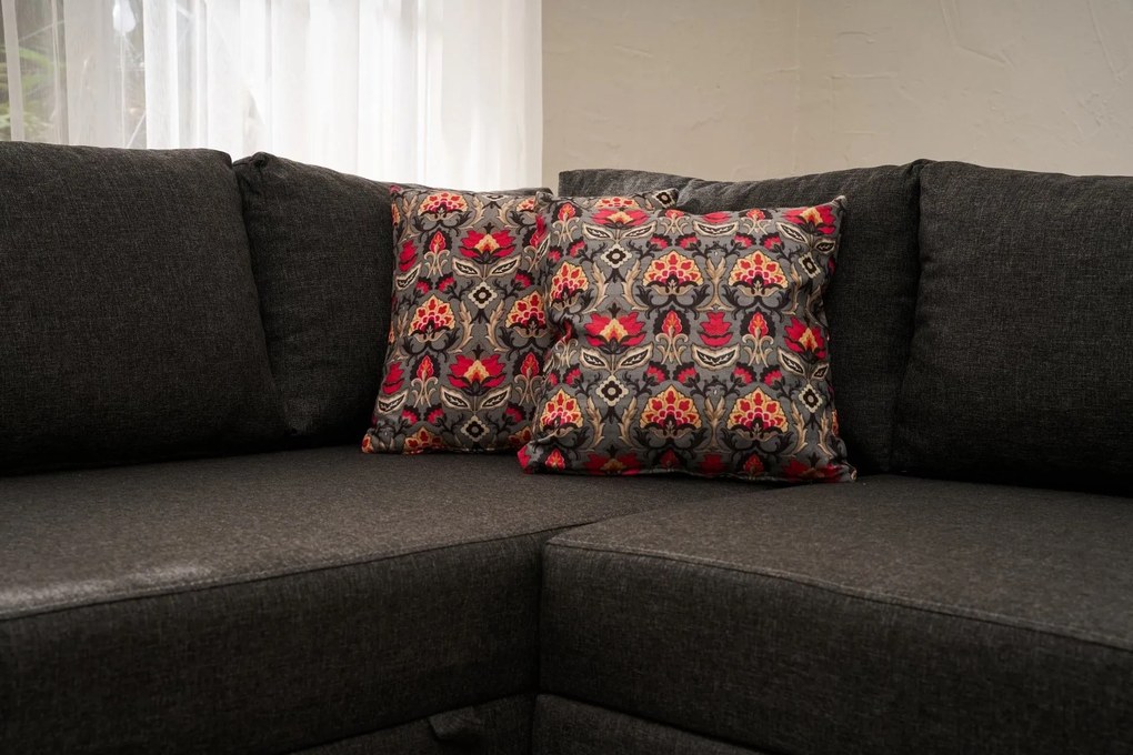 Corner Sofa-Bed Aly Left - Anthracite Anthracite