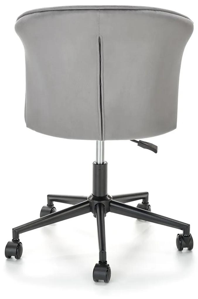 Καρέκλα γραφείου Houston 1319, Γκρι, 77x55x61cm, 9 kg, Με ρόδες, Χωρίς μπράτσα, Μηχανισμός καρέκλας: Economic | Epipla1.gr