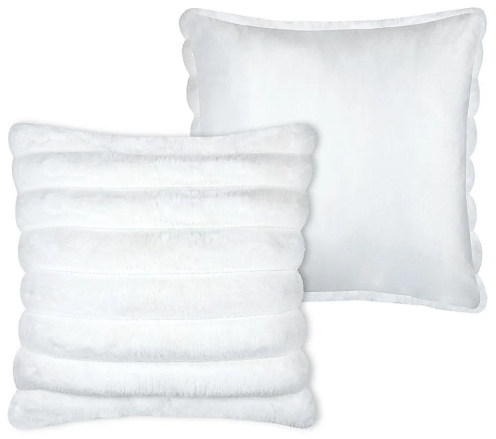 Διακοσμητικό Μαξιλάρι Γούνινο 2 Όψεων (45x45) S-F Polary White C1D946002