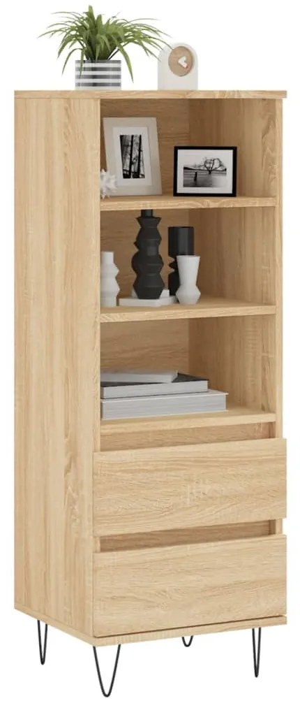 vidaXL Ντουλάπι Sonoma Δρυς 40x36x110 εκ. από Επεξεργασμένο Ξύλο