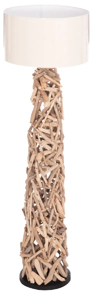 ΔΙΑΚΟΣΜΗΤΙΚΟ ΦΩΤΙΣΤΙΚΟ ΔΑΠΕΔΟΥ ALTAR HM4429 DRIFTWOOD--ΛΕΥΚΟ PVC Φ45x153Υεκ.