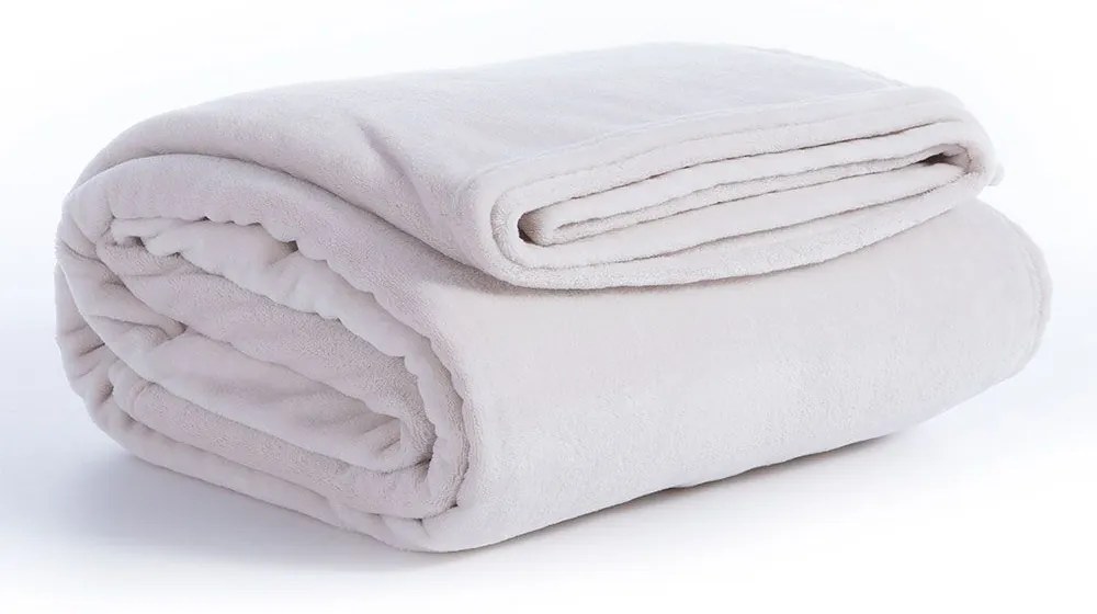 Κουβέρτα Fleece Cosy Ecru Nef-Nef Homeware Υπέρδιπλo 220x240cm Πολυέστερ