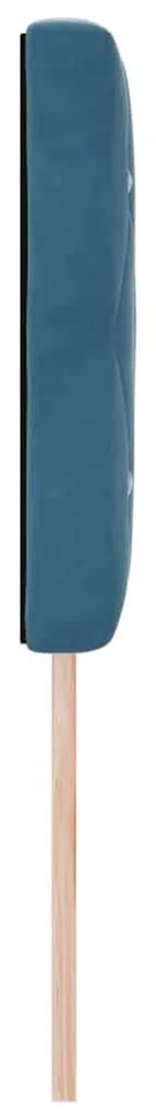 vidaXL Βελούδινο Κεφαλάρι Argyle Σκούρο Μπλε 160 cm Βελούδο