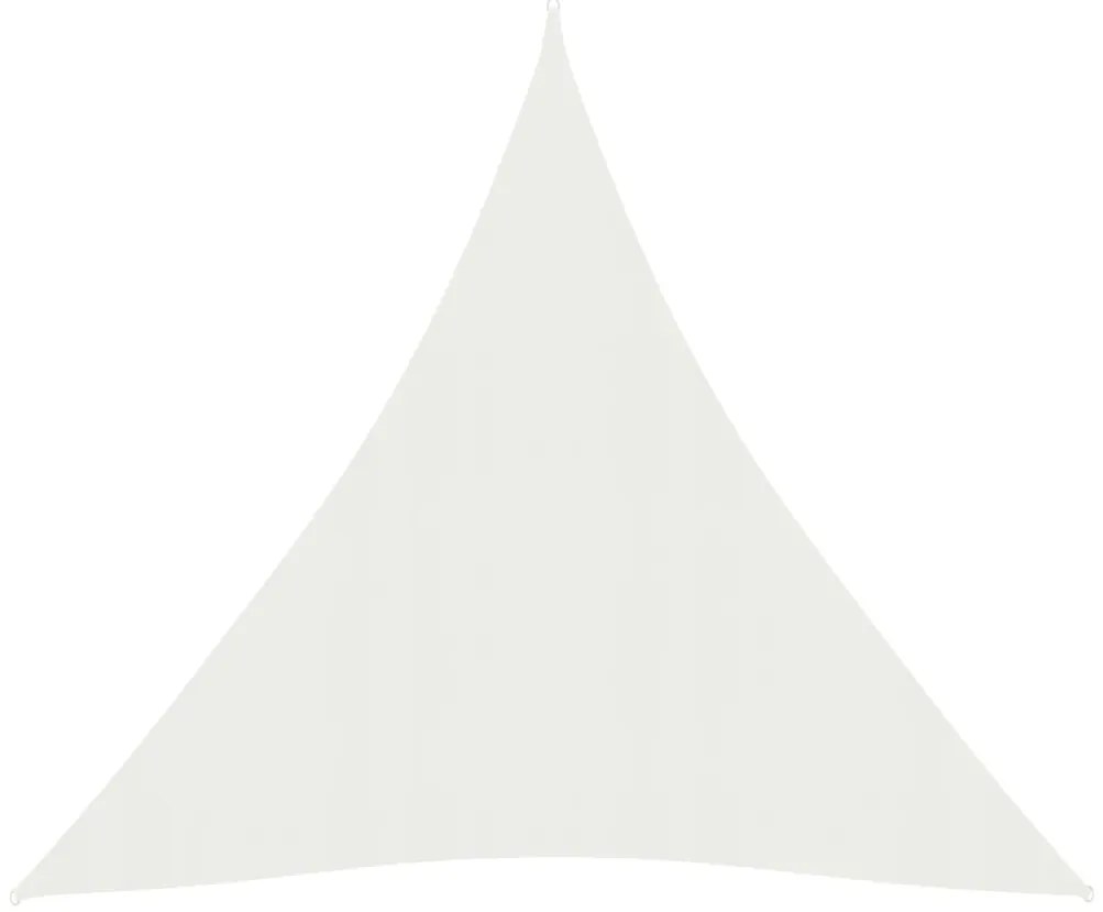 vidaXL Πανί Σκίασης Λευκό 5 x 6 x 6 μ. από HDPE 160 γρ./μ²