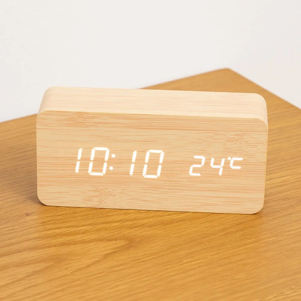 Ψηφιακό Ρολόι Επιτραπέζιο (15x4x7) Αθόρυβο A-S Gamiel 193122