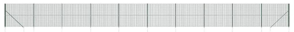 Συρματόπλεγμα Περίφραξης Πράσινο 2 x 25 μ. με Καρφωτές Βάσεις - Πράσινο