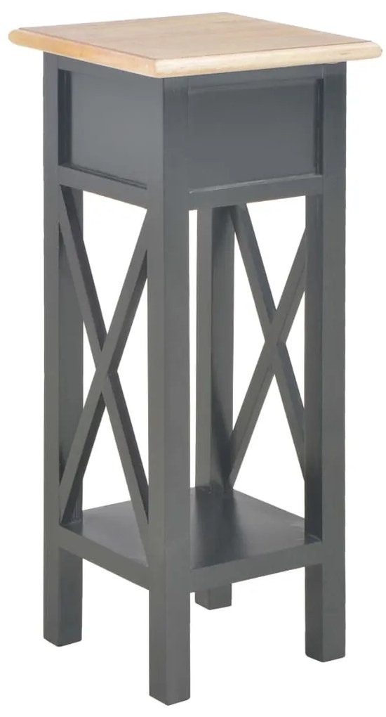 vidaXL Τραπεζάκι Βοηθητικό Μαύρο 27 x 27 x 65,5 εκ. Ξύλινο